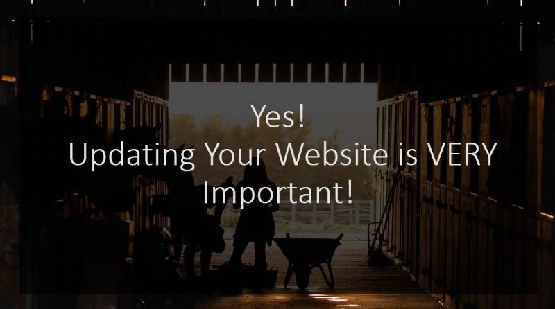 Why updating your website is so important.